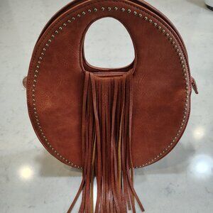 VIETA Fringe Medium Vegan Leather Handbag